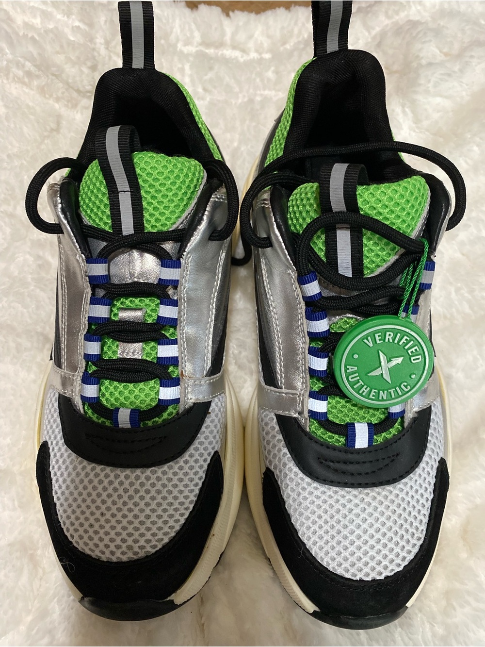 DIOR HOMME B22 Sneakers - Mesh & Calfskin Leather - 18EDC Size 36 - Verified